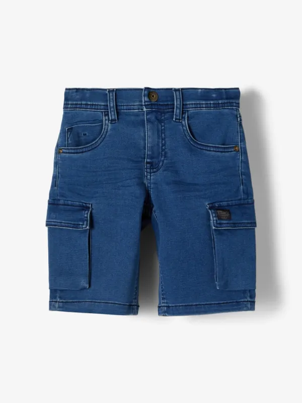 Ryan denim shorts - blå sold by Brando