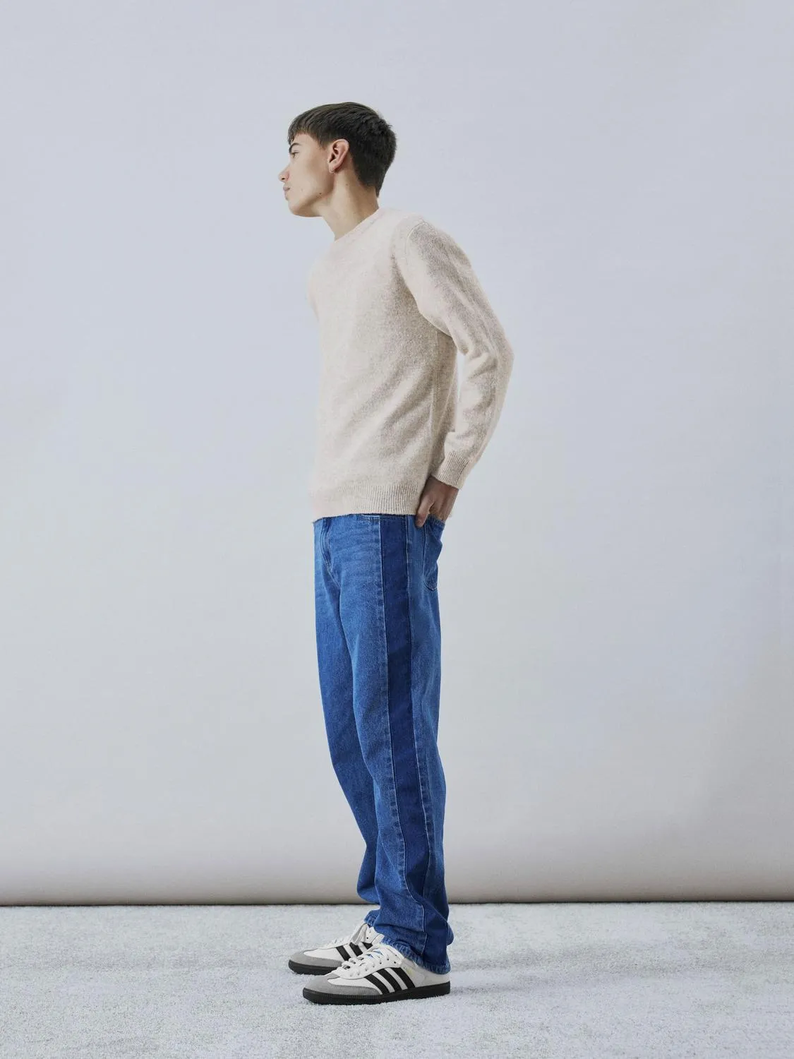 LODET NECK KNIT genser - Peyote sold by Brando product image thumbnail 5