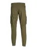Kane noah cuffed cargo bukse - olive night sold by Brando