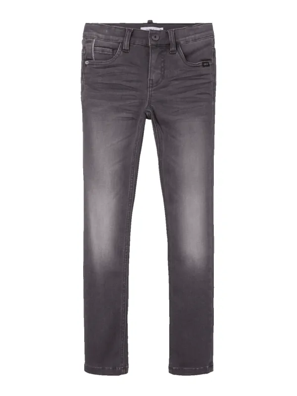 THEO XSLIM JEANS - Dark Grey Denim sold by Brando