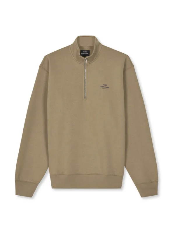 Standard half zip logo genser - lead gray sold by Brando