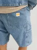 Tony Carpenter Shorts - Blue Denim sold by Brando