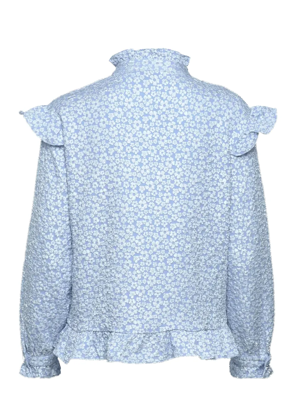 Reno ruby ruffle bluse - light blue sold by Brando product image thumbnail 2