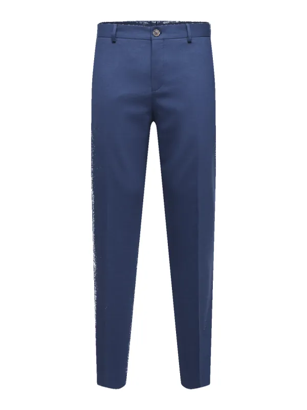 Slim neil dressbukse - blue depths sold by Brando