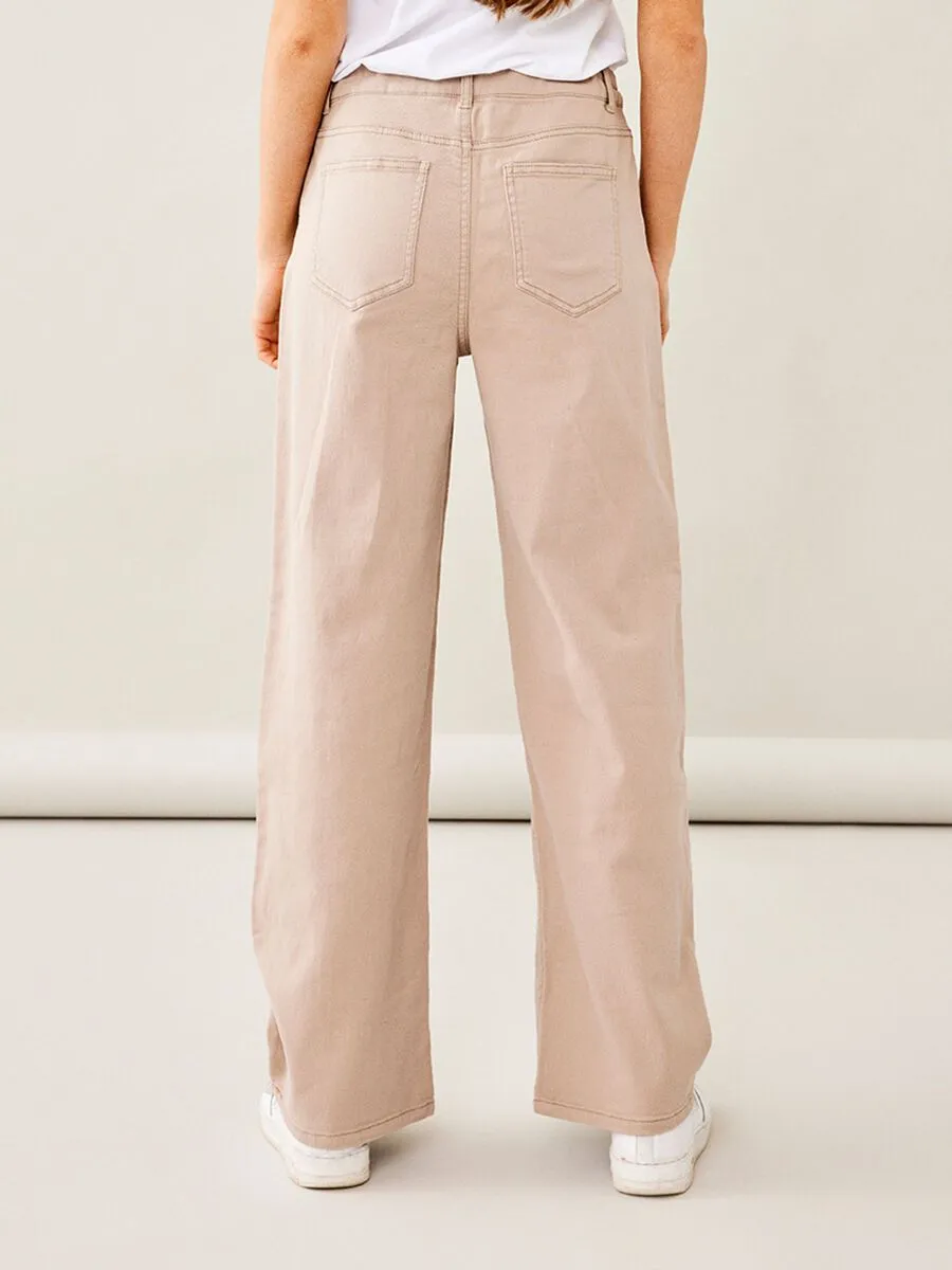 TAZZA WIDE bukse - Mocha Meringue sold by Brando product image thumbnail 3