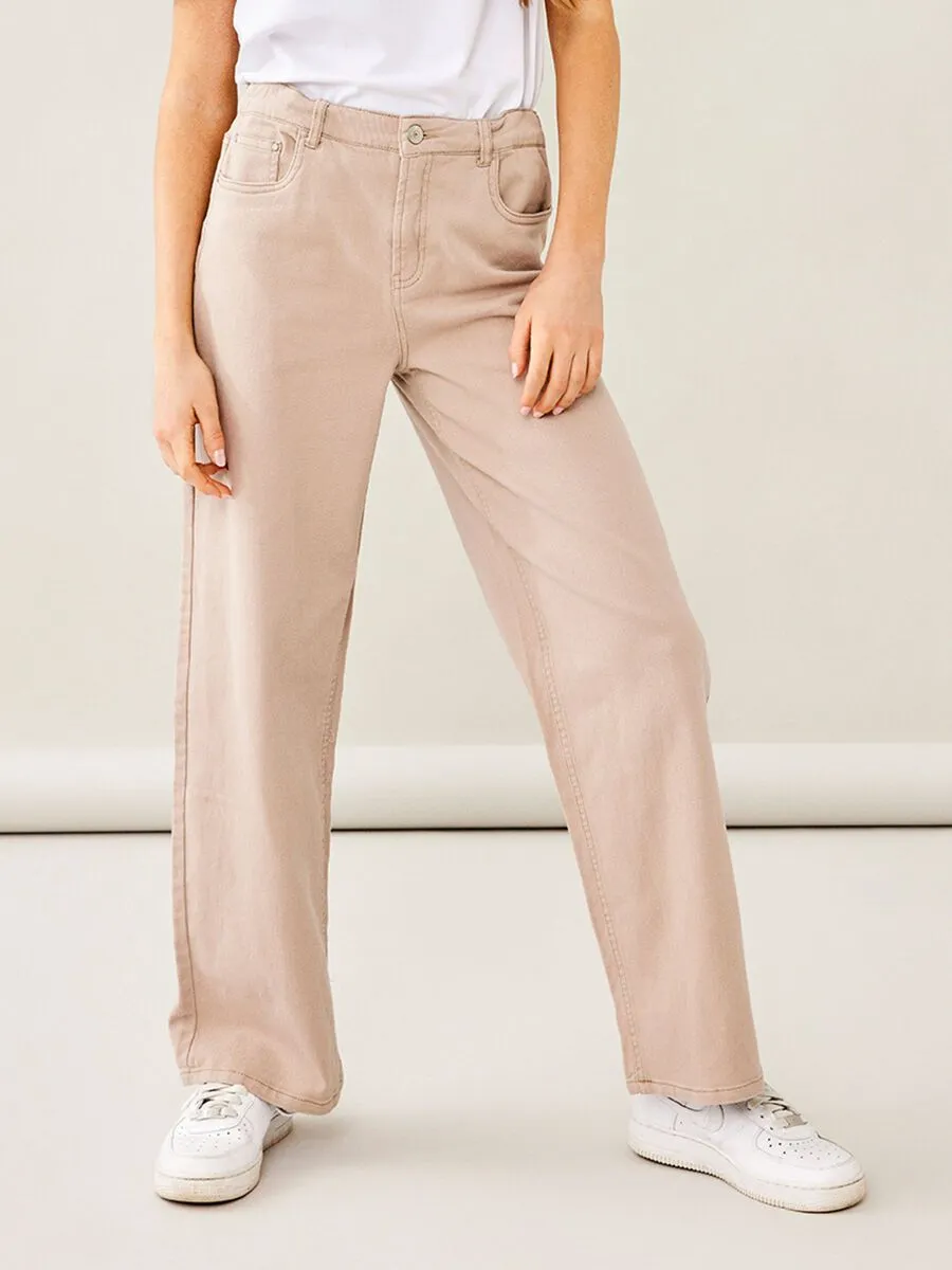 TAZZA WIDE bukse - Mocha Meringue sold by Brando product image thumbnail 2