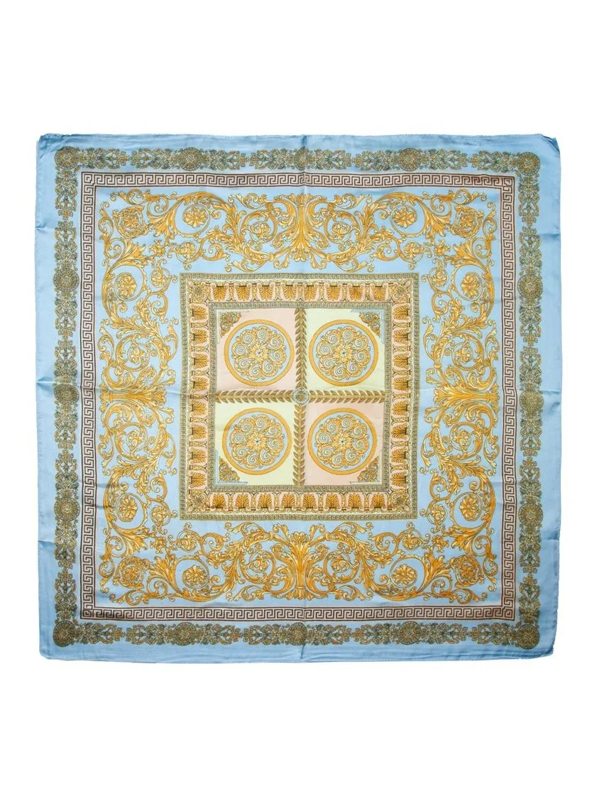 Skjerf Paisley - Blå og Gull sold by Brando product image thumbnail 3