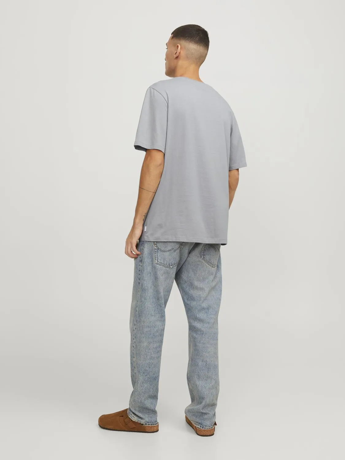 Organic Basic T-Skjorte - Ultimate Grey sold by Brando product image thumbnail 4