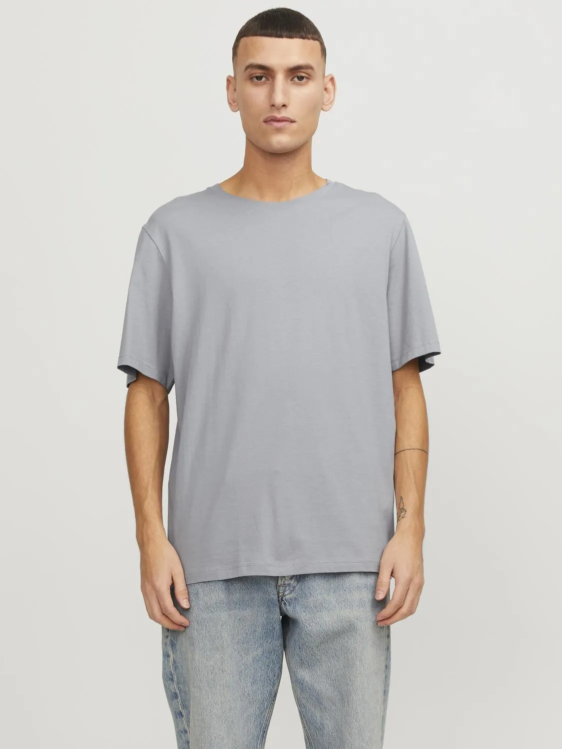 Organic Basic T-Skjorte - Ultimate Grey sold by Brando product image thumbnail 3