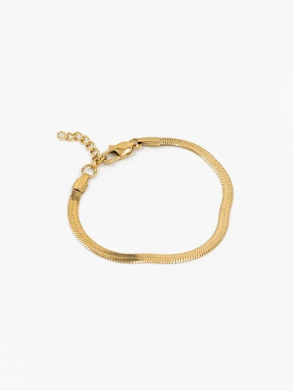 Bone armbånd - gold sold by Brando