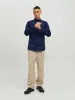 JPRBLAPARKER SHIRT L/S NOOS - Perfect Navy sold by Brando