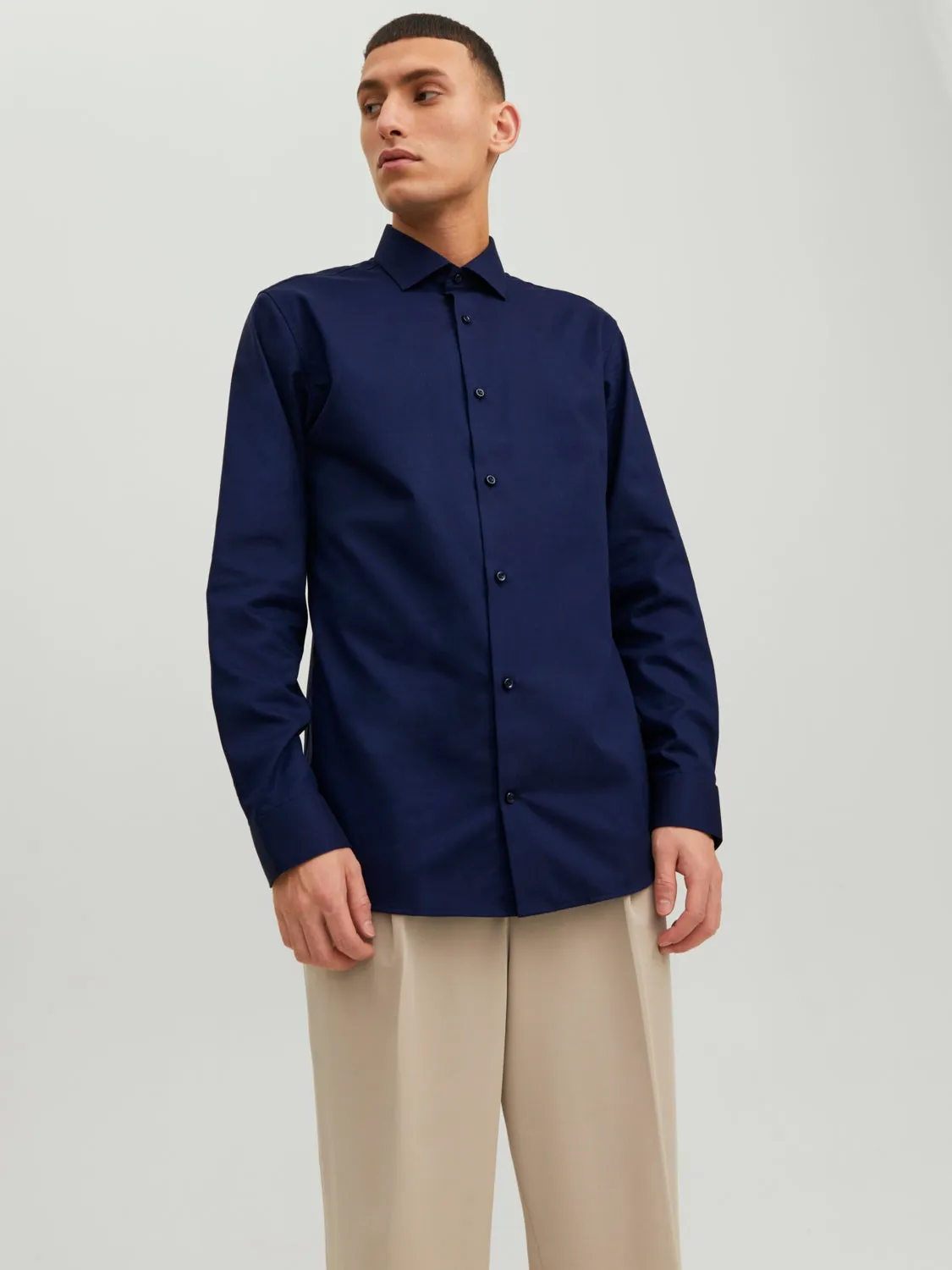 JPRBLAPARKER SHIRT L/S NOOS - Perfect Navy sold by Brando product image thumbnail 3