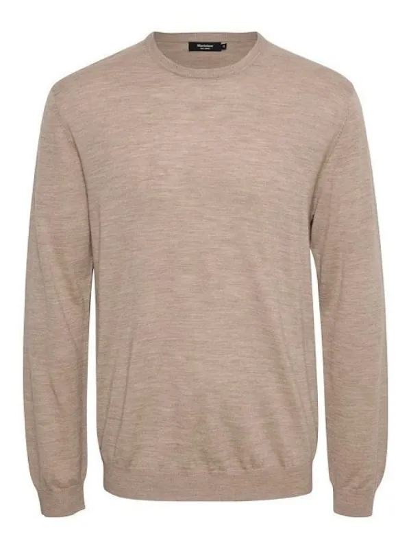 Margrate genser - cornstalk melange sold by Brando