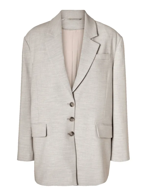 RITA PAXA OVERSIZED BLAZER - Dove sold by Brando