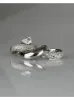 Wave Pear Pave Ring 54 - Sterling Sølv sold by Brando