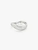Wave Pear Pave Ring 54 - Sterling Sølv sold by Brando