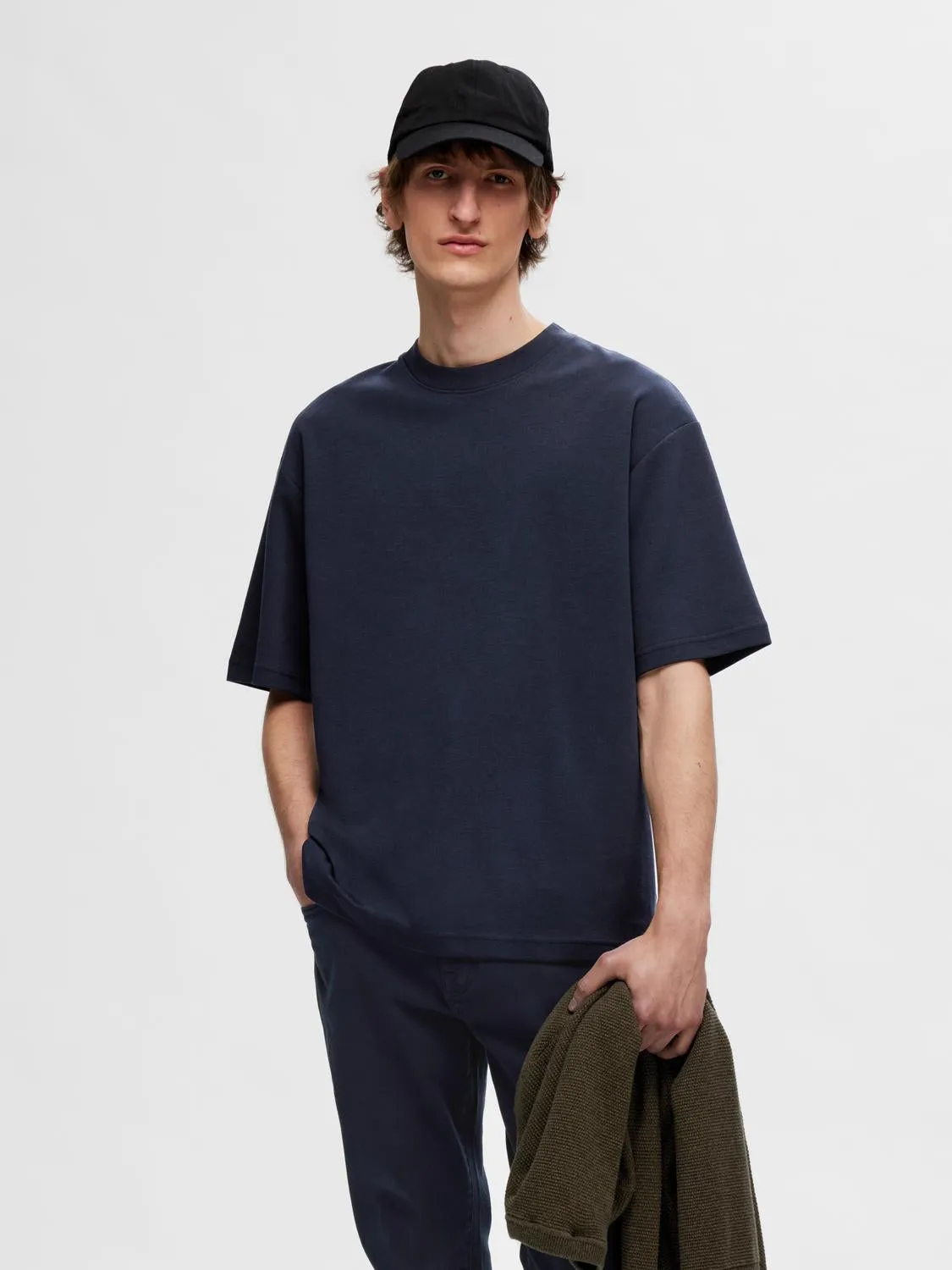 Looseoscar o neck t-skjorte - sky captain sold by Brando product image thumbnail 3