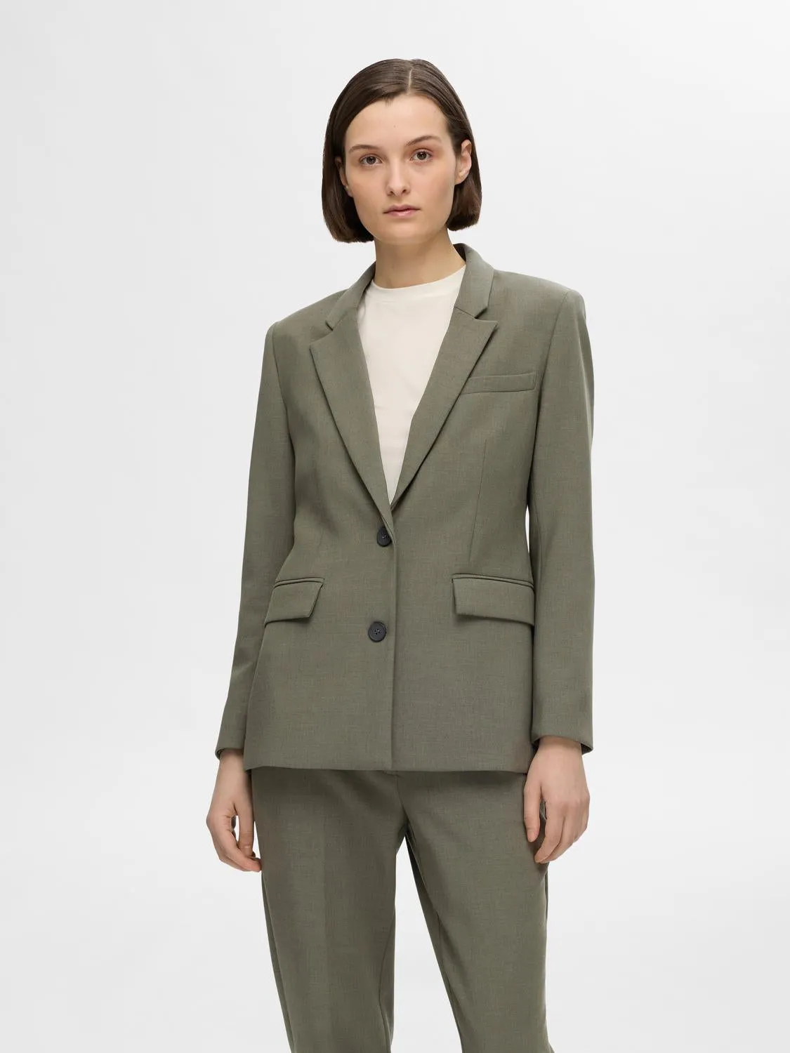 Rita classic blazer - kalamata sold by Brando product image thumbnail 3