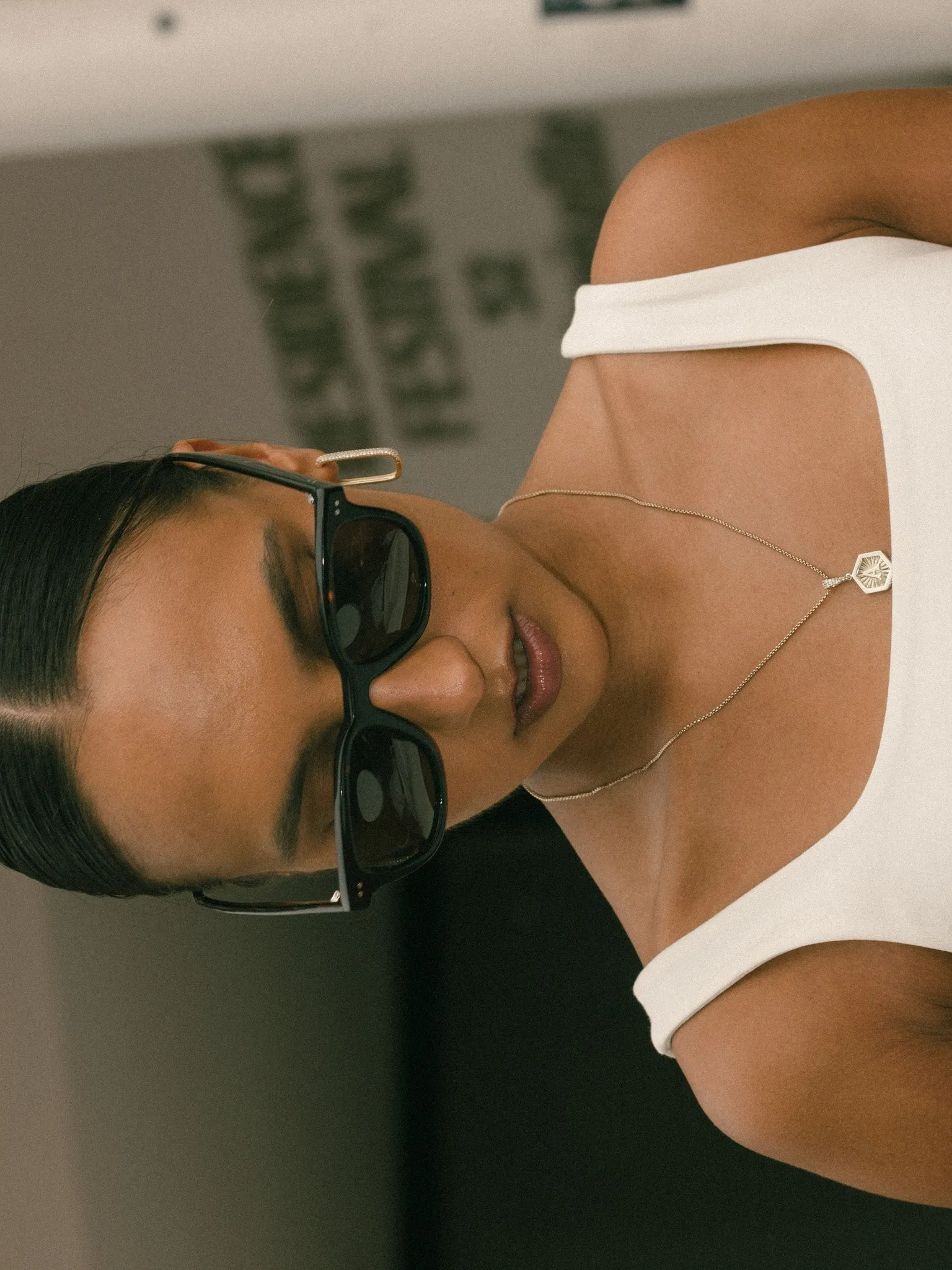 Diamond edge øreringer - gull sold by Brando product image thumbnail 3