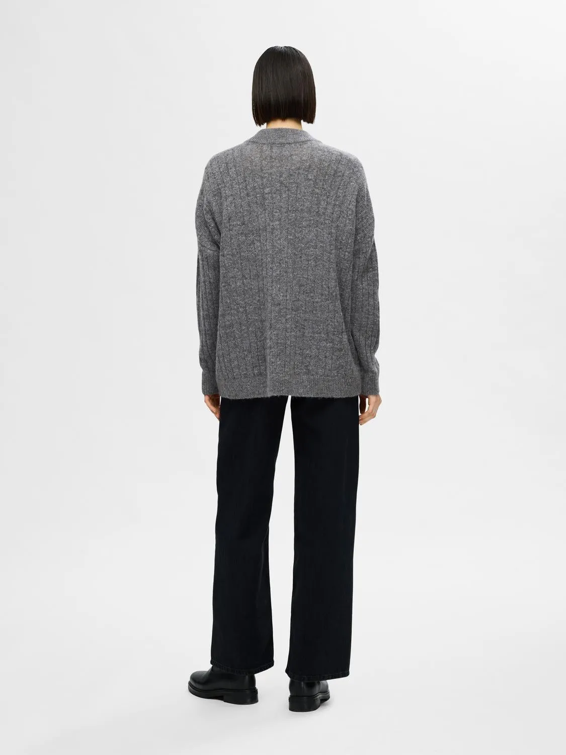 Maline high neck - Medium Grey Melange sold by Brando product image thumbnail 4