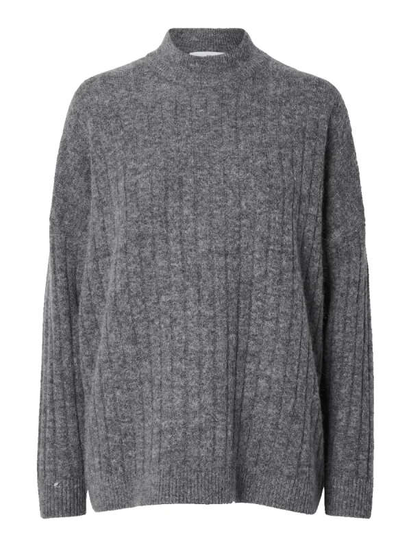 Maline high neck - Medium Grey Melange sold by Brando