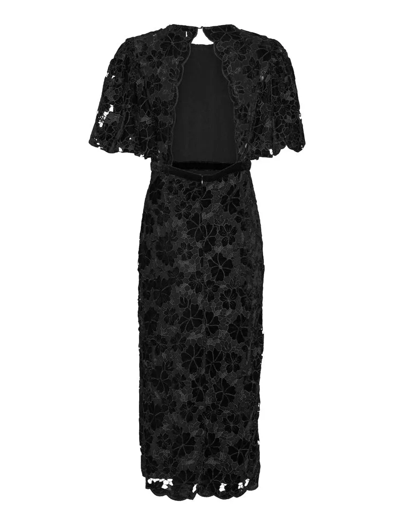 Kine velvet dress - black sold by Brando product image thumbnail 3