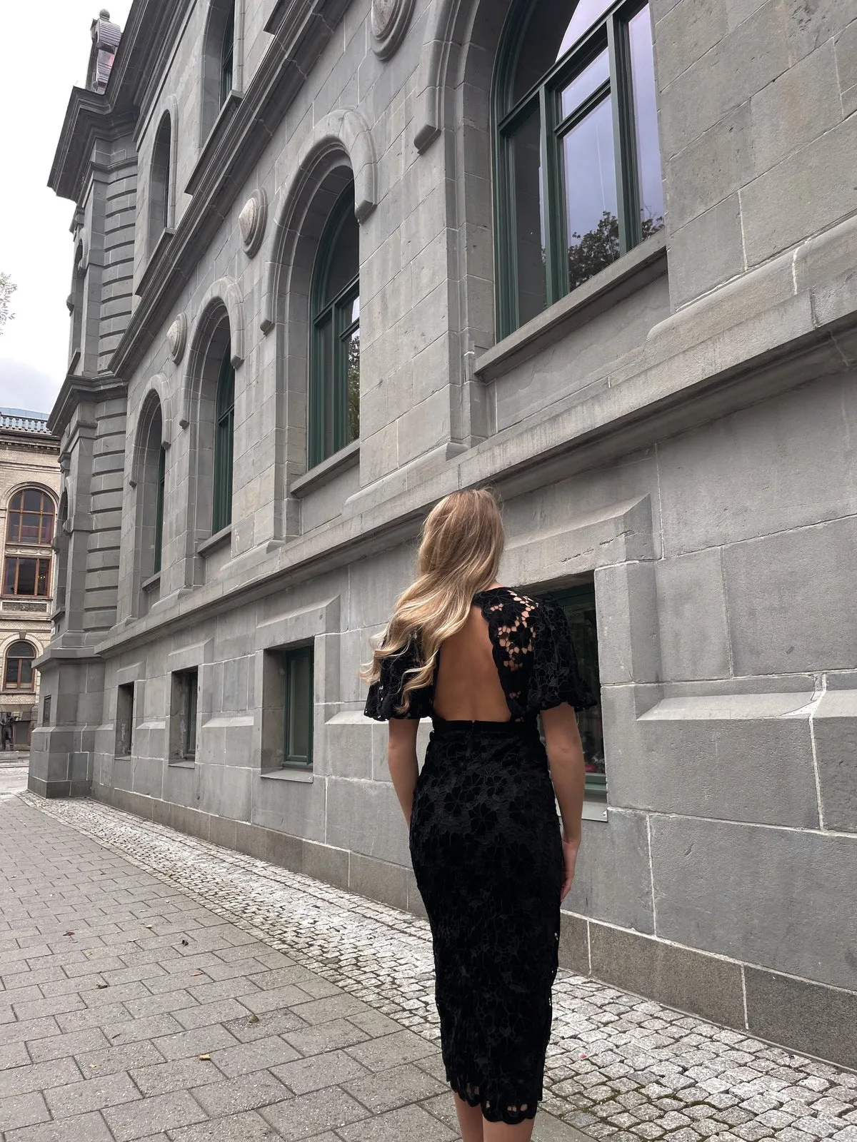 Kine velvet dress - black sold by Brando product image thumbnail 4