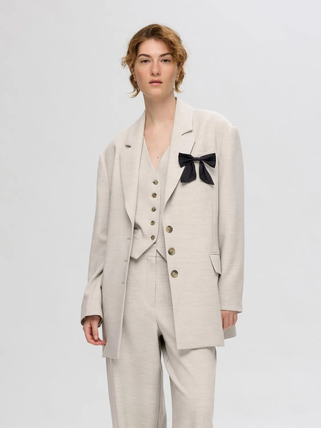 Rita Paxa Blazer - Dove sold by Brando product image thumbnail 3