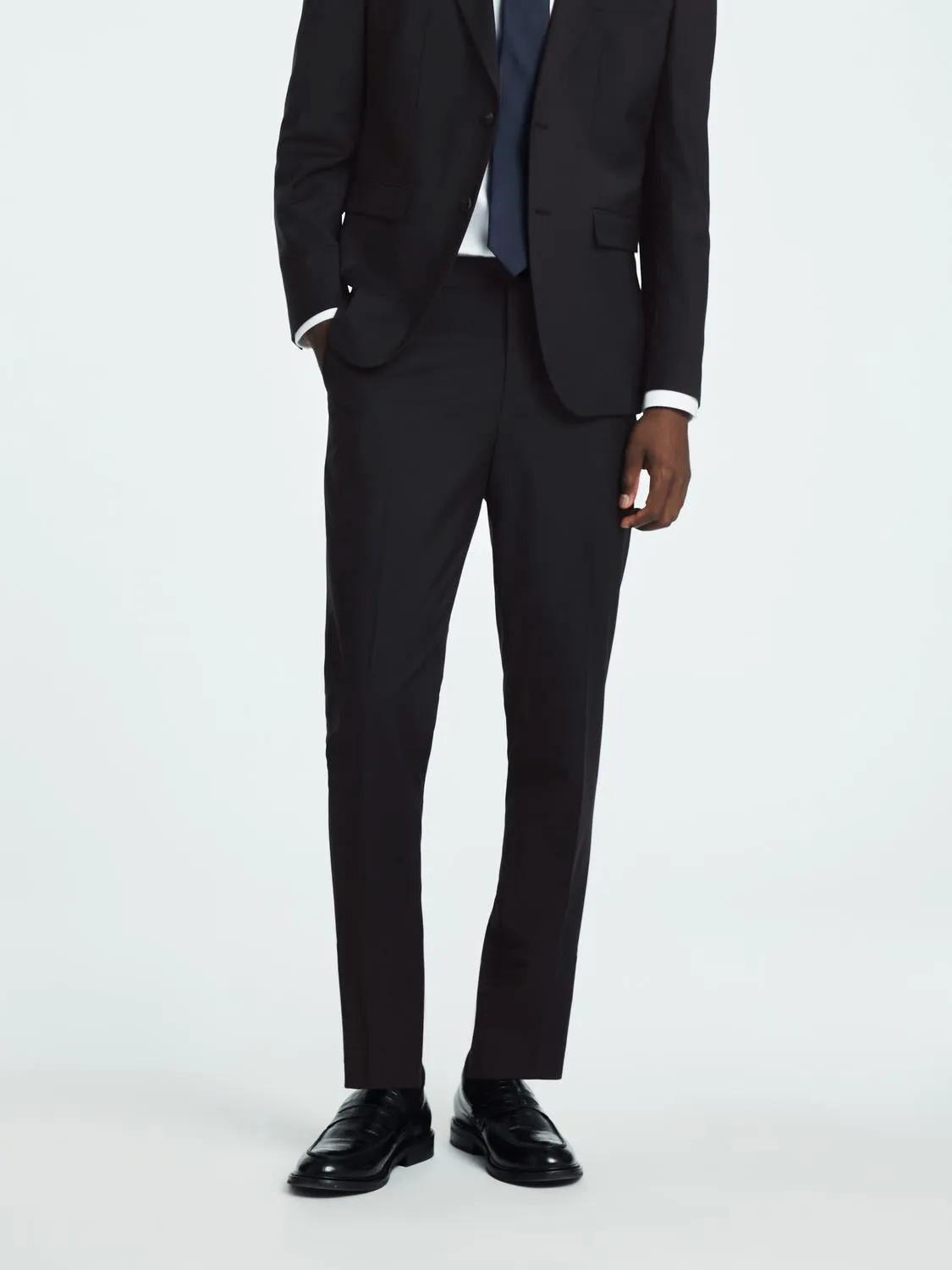 Slim Theo Dressbukse - Black sold by Brando product image thumbnail 2