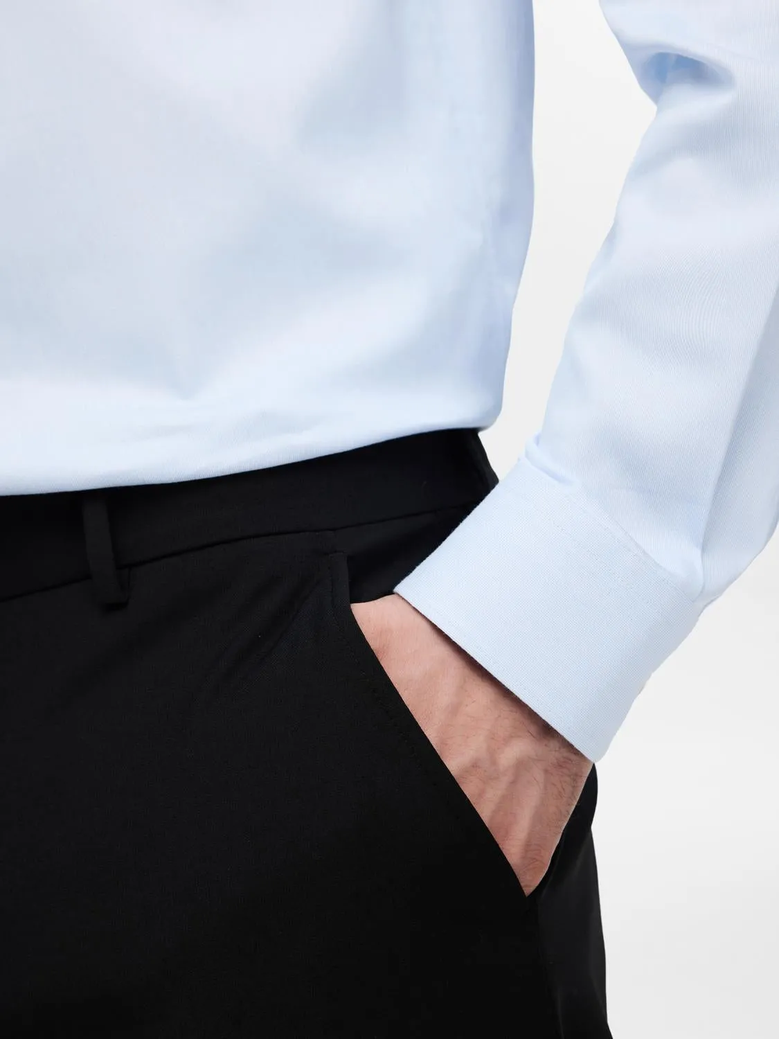 Slim Performance Skjorte - Light Blue sold by Brando product image thumbnail 5