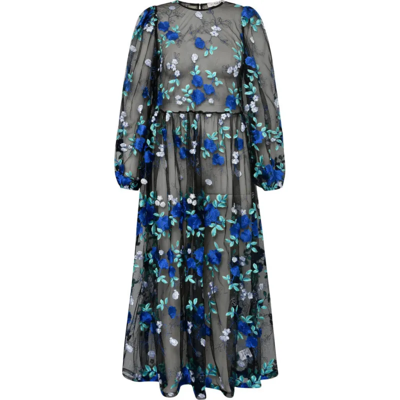 Fuschia Kjole - Black/Blue sold by Brando