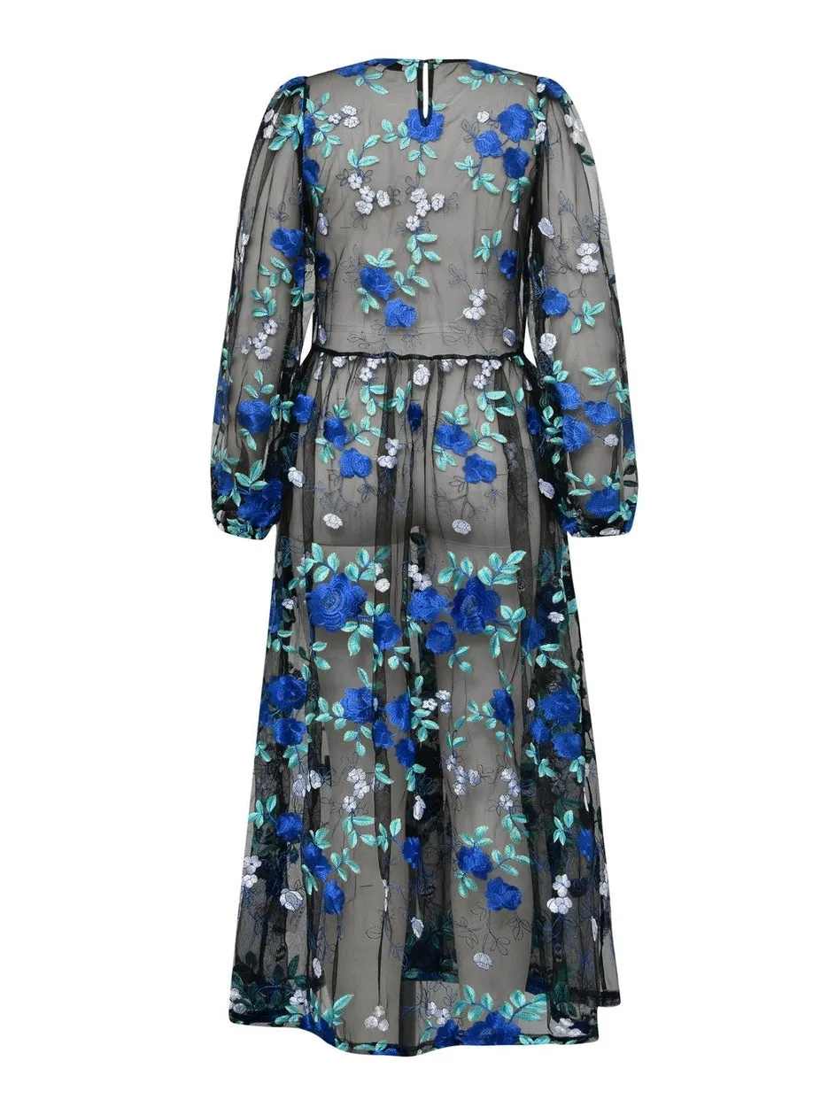 Fuschia Kjole - Black/Blue sold by Brando product image thumbnail 2