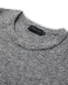 Ibra Raglan Pullover - Med. Grey Melange sold by Brando product image thumbnail 3