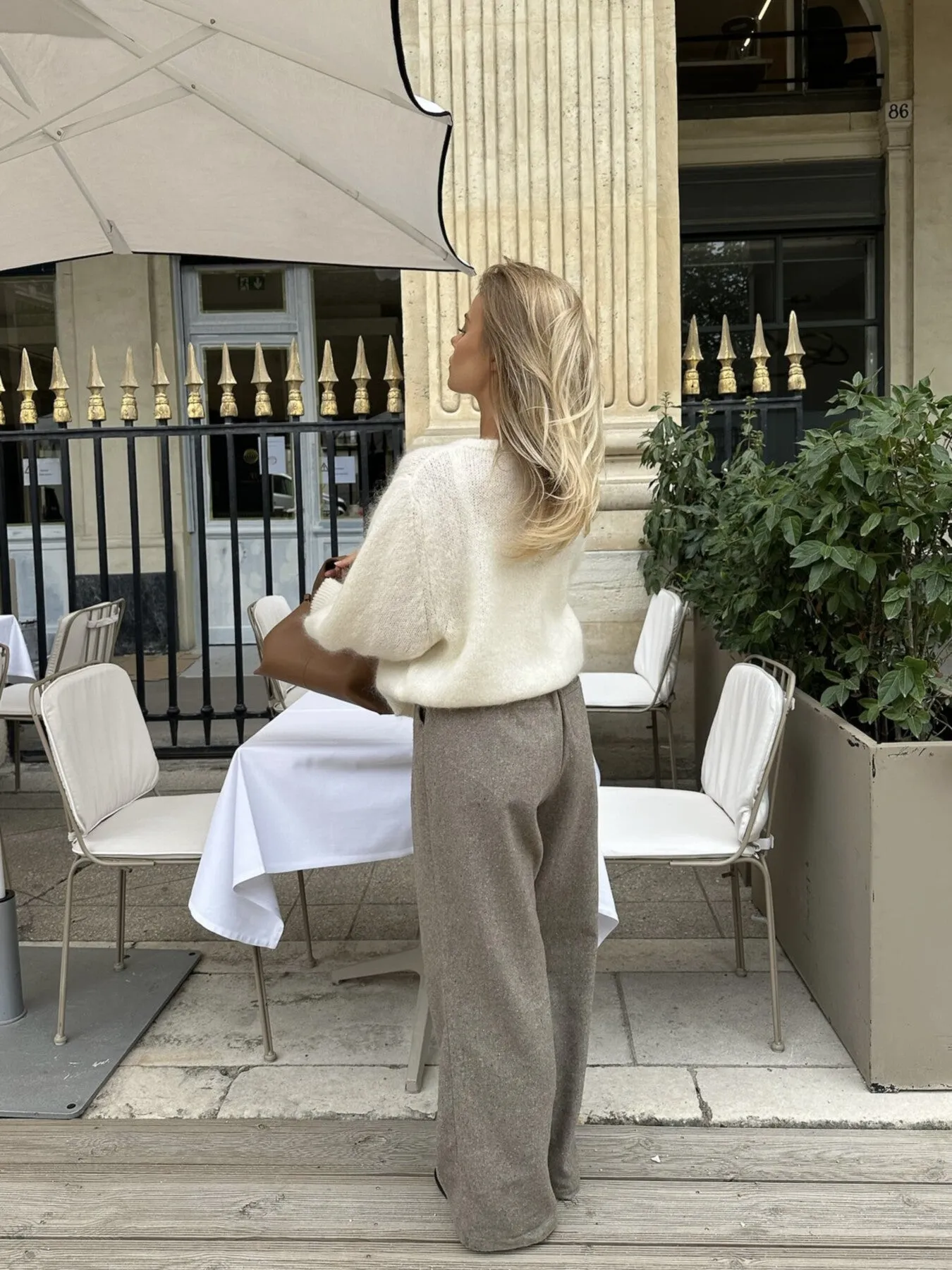 Bailey Bow Cardigan - White sold by Brando product image thumbnail 3