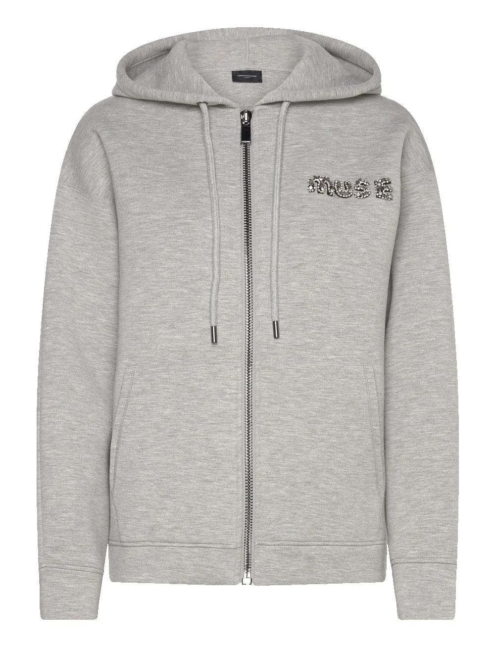 Scuba hoodie - med. grey melange sold by Brando