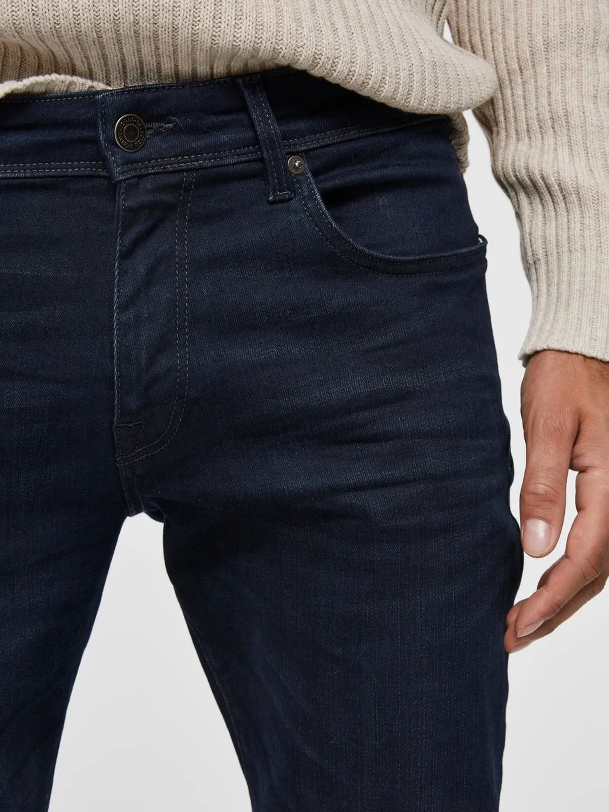 Scott straight jeans - mørkeblå sold by Brando product image thumbnail 4