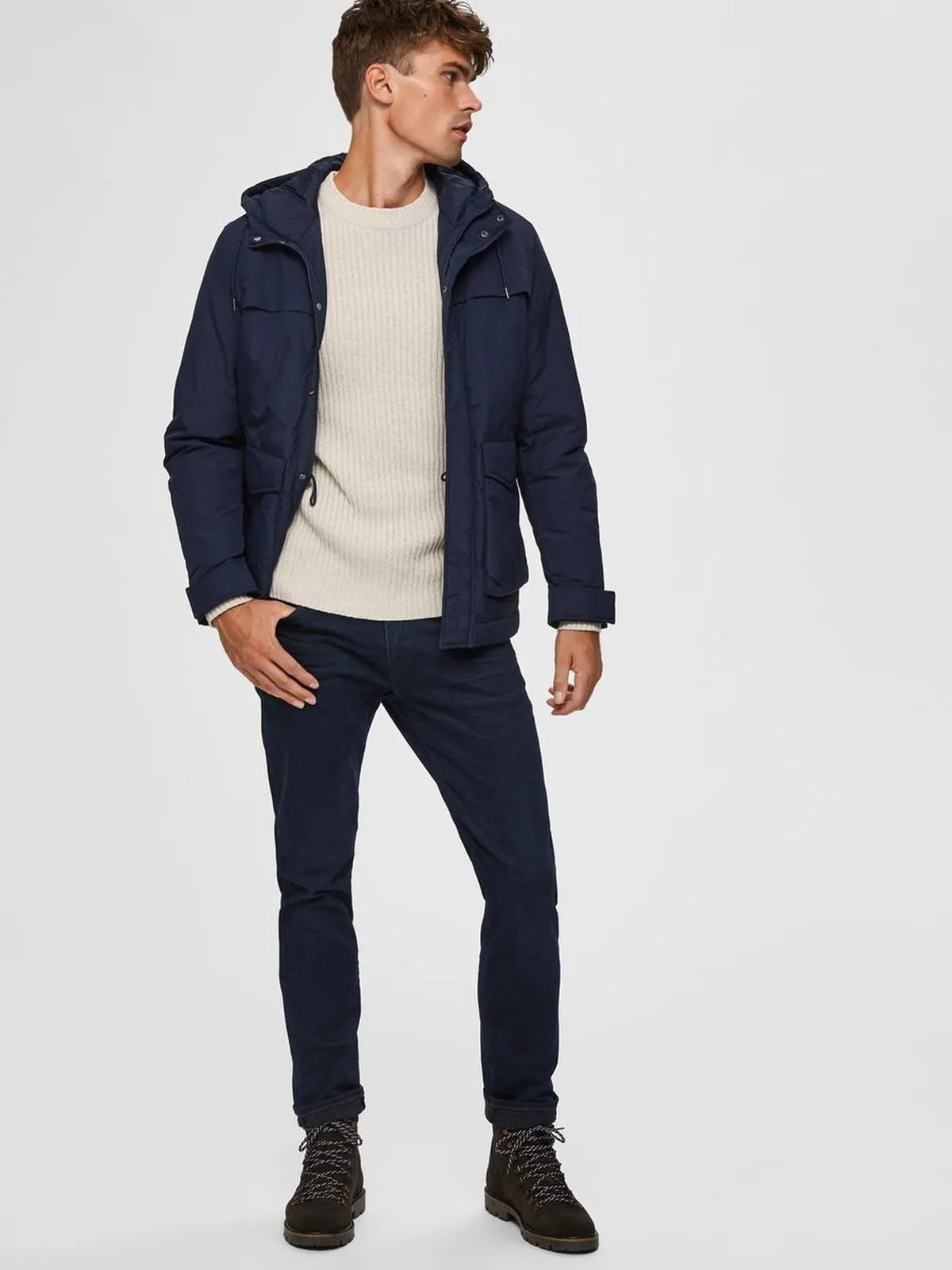 Scott straight jeans - mørkeblå sold by Brando product image thumbnail 3