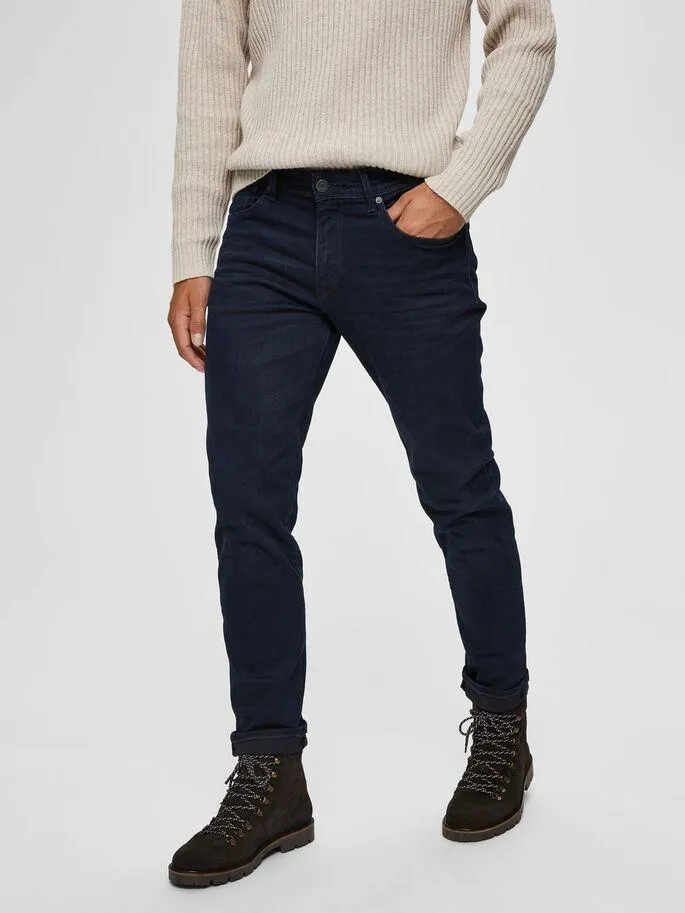 Scott straight jeans - mørkeblå sold by Brando product image thumbnail 2