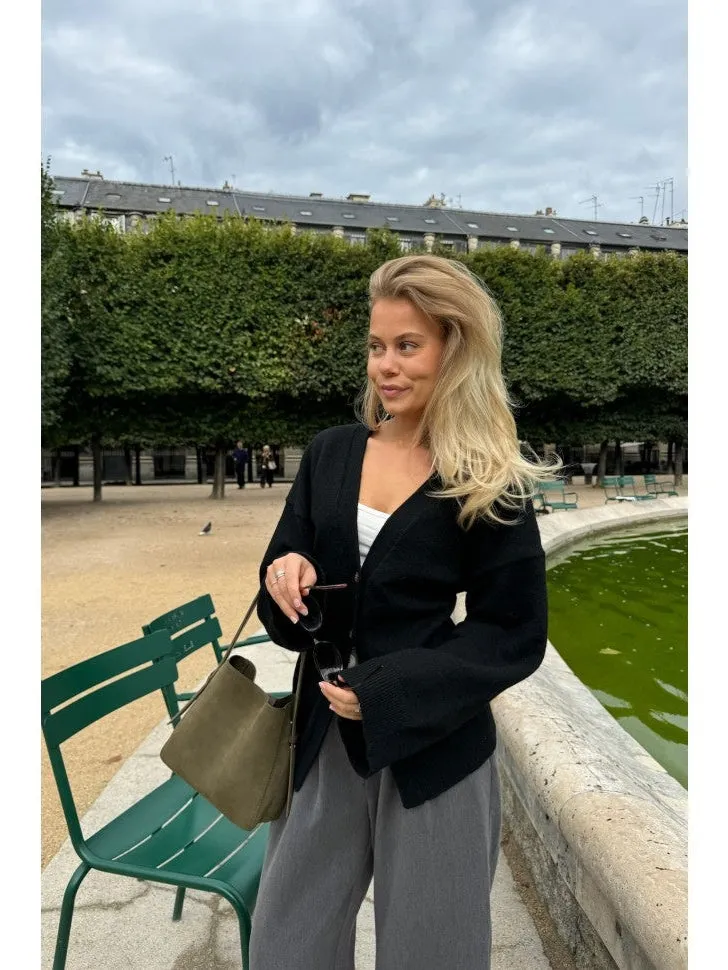 Karma fitted cardigan - black sold by Brando product image thumbnail 3