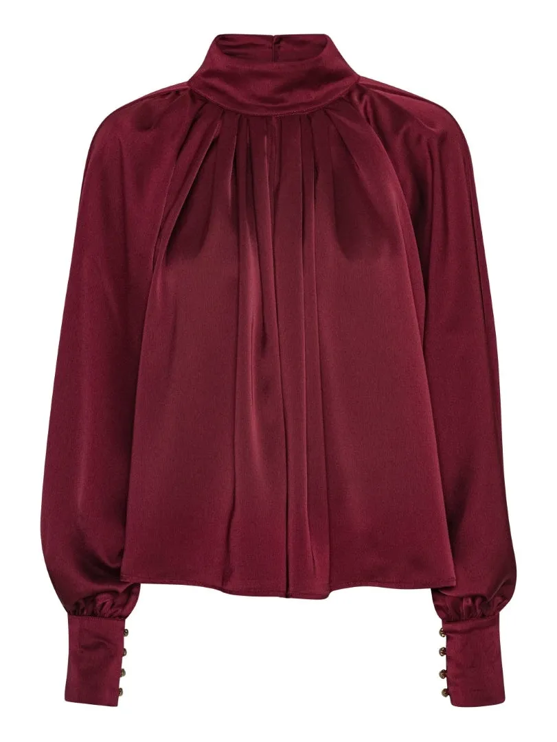 Lina blouse - red wine sold by Brando