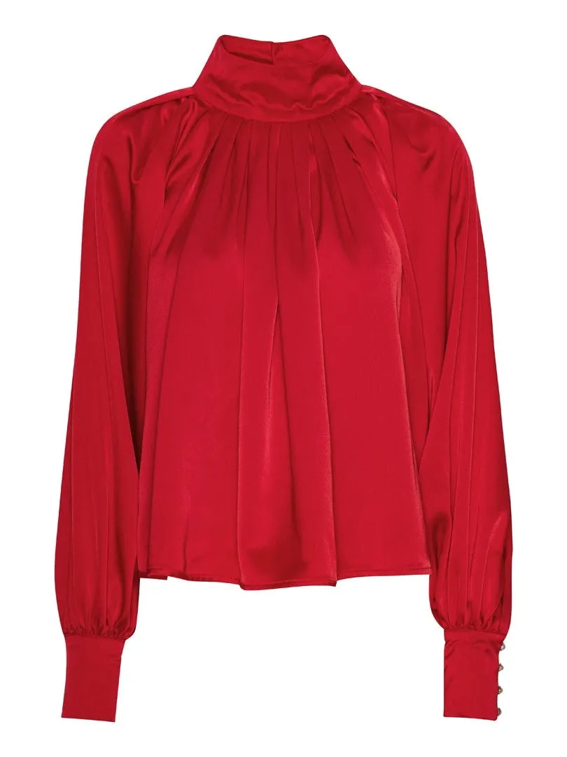 Lina blouse - red sold by Brando