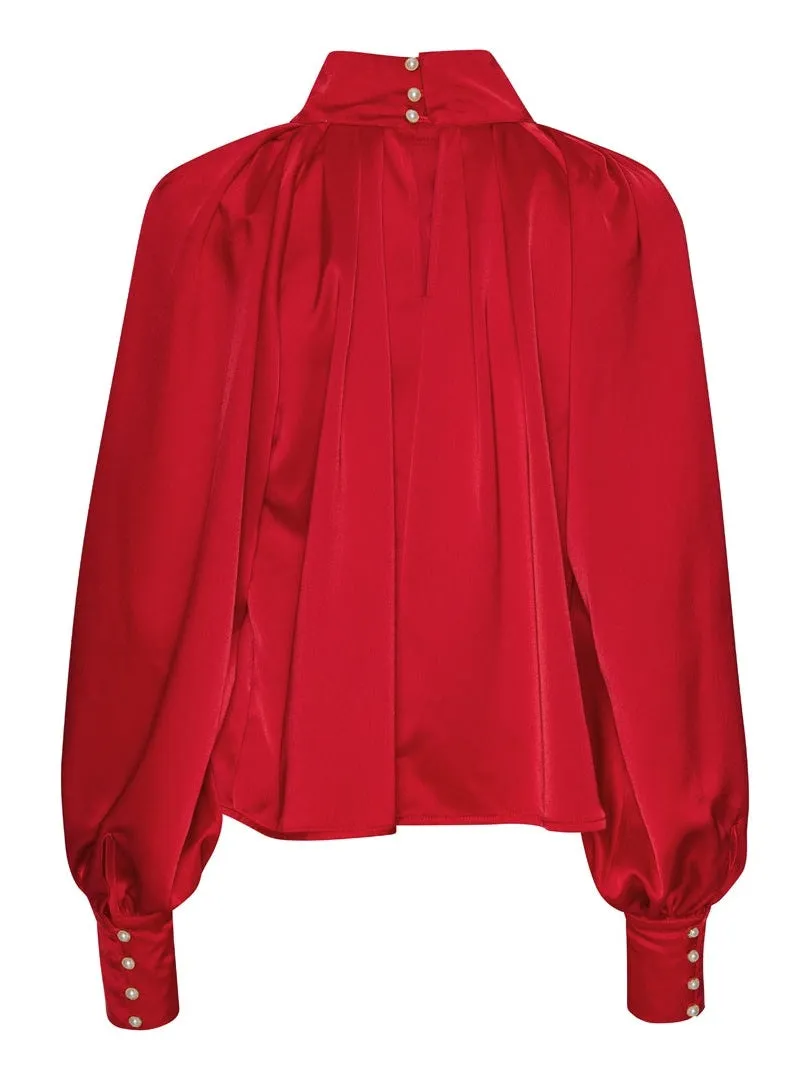 Lina blouse - red sold by Brando product image thumbnail 3