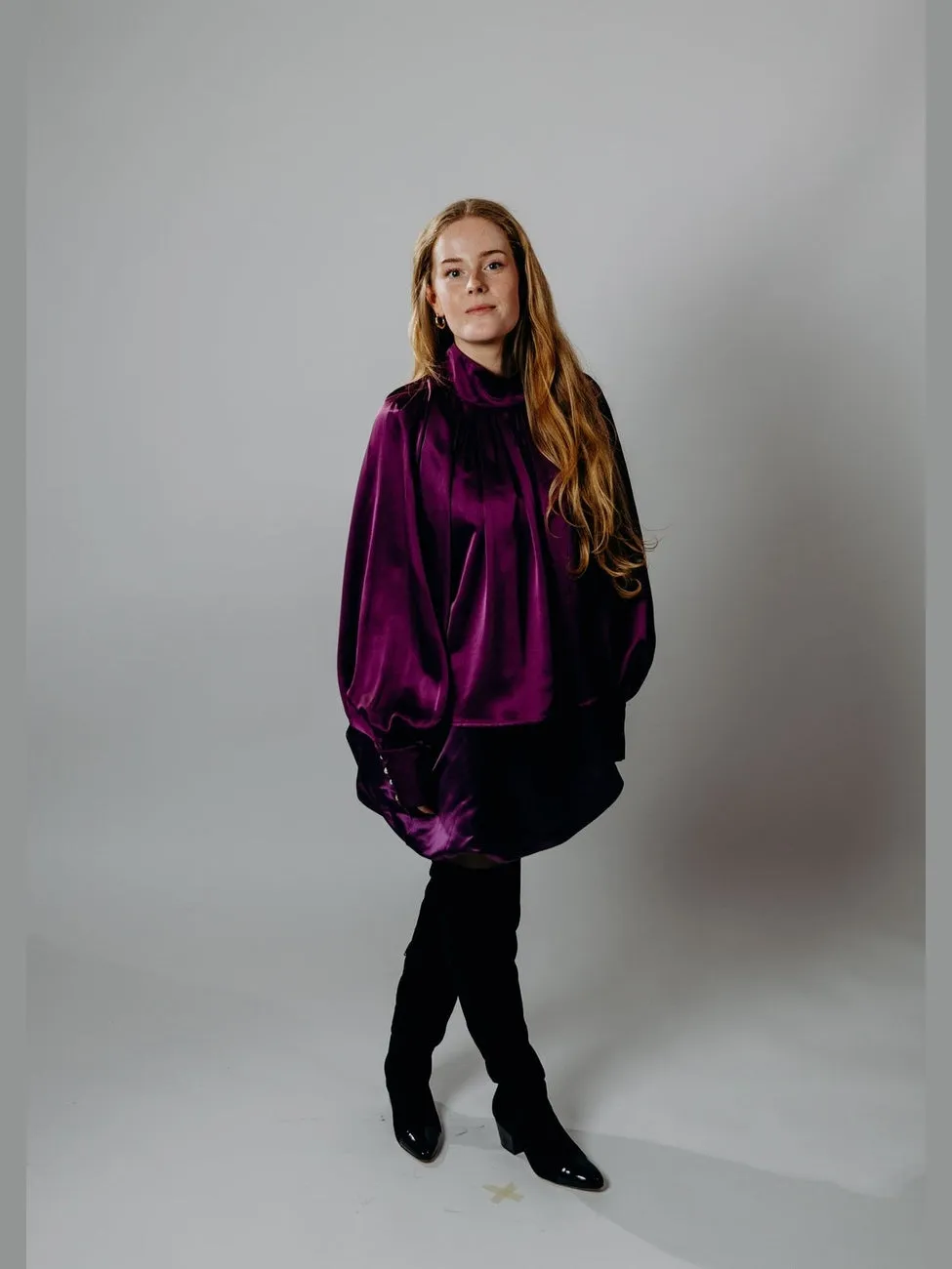 Lina blouse - purple sold by Brando product image thumbnail 4
