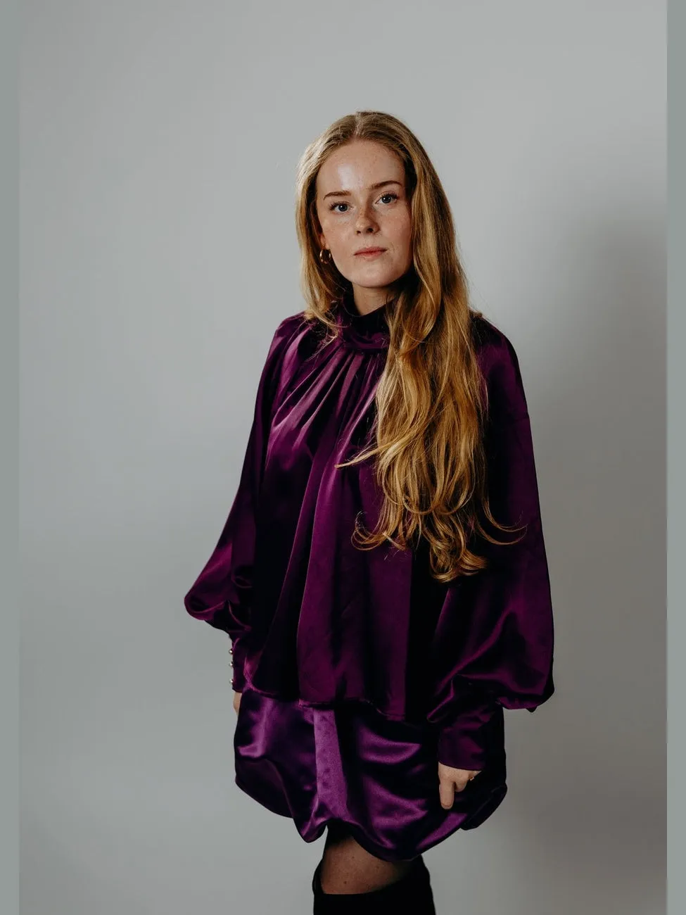 Lina blouse - purple sold by Brando product image thumbnail 5