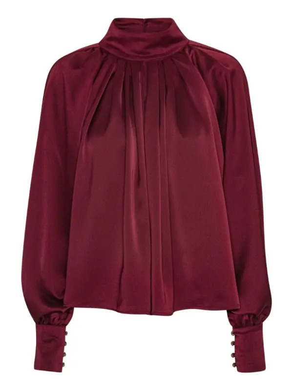 Lina blouse - red wine sold by Brando