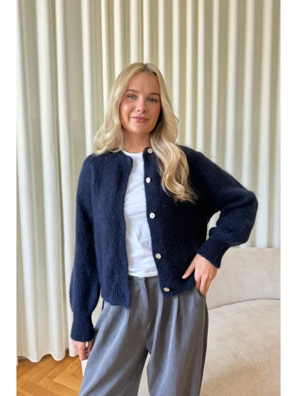 Ida cardigan  -  navy sold by Brando