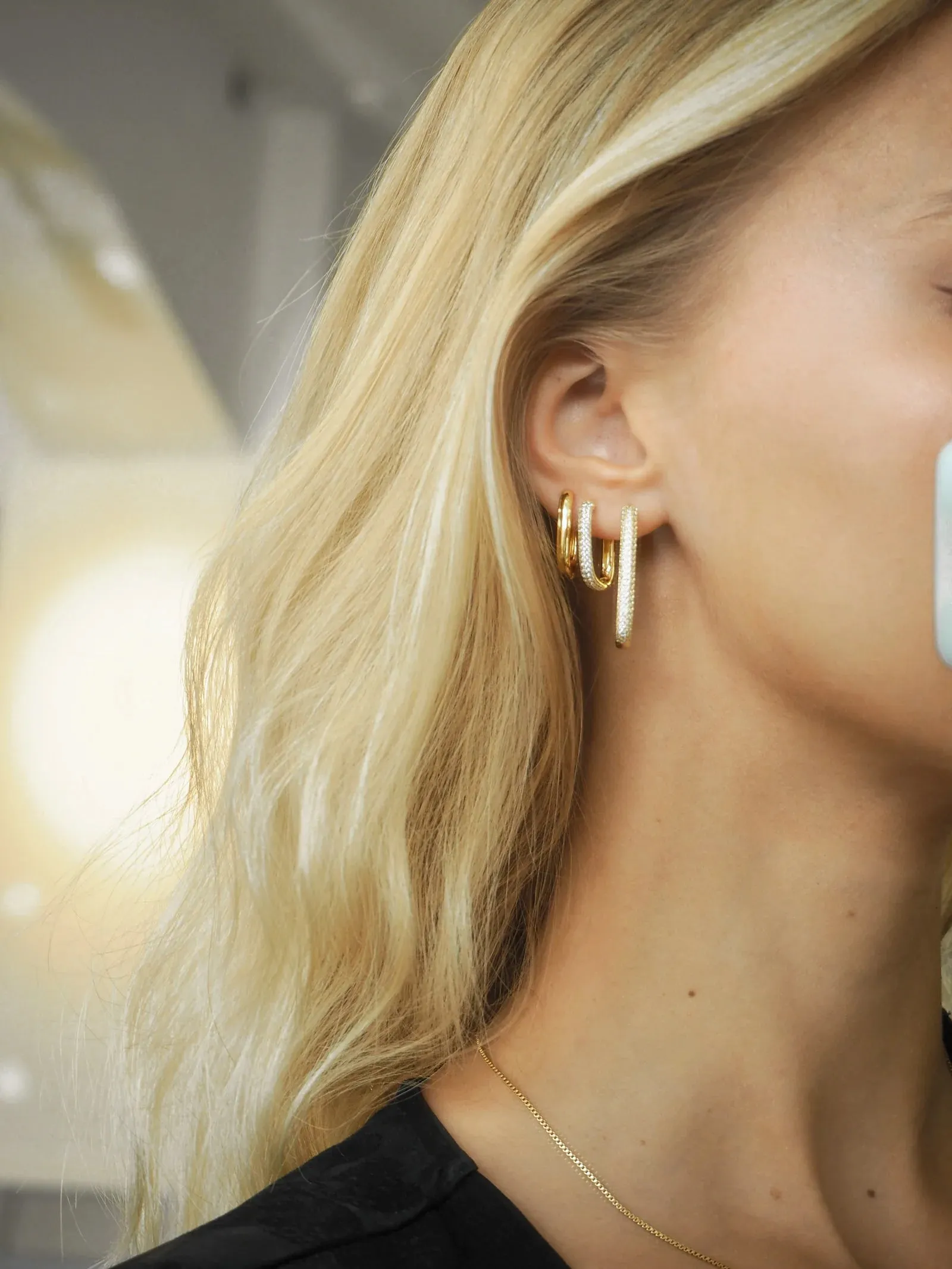 Edge hoops - gold sold by Brando product image thumbnail 3