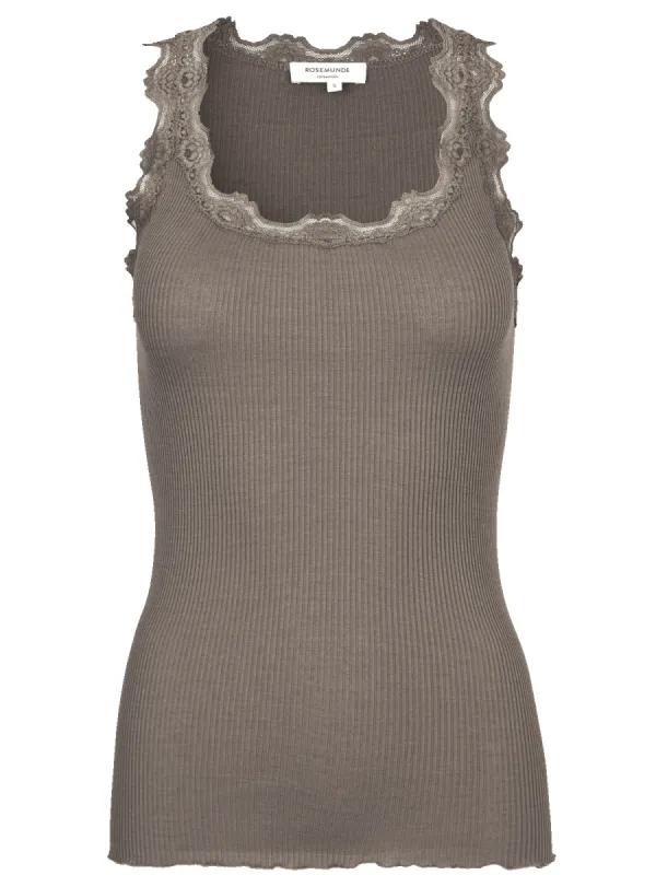 Babette silke topp - falcon sold by Brando