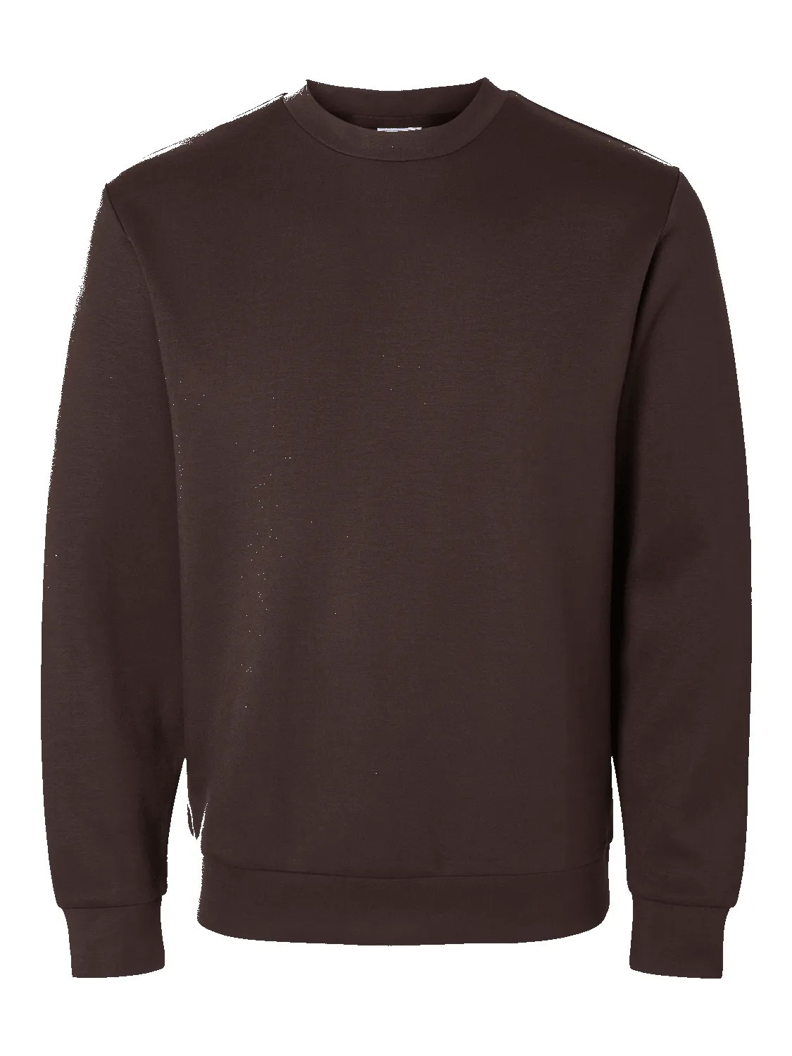 Emanuel soft crew neck sweat genser - chocolate torte sold by Brando