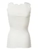 Babette silke topp - new white sold by Brando